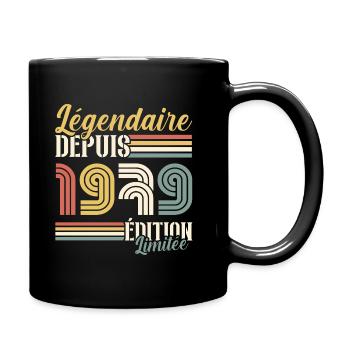 Légendaire Depuis 1979 - Mug uni - noir - Droite