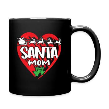 Père Noël Joyeux Noël - Mug uni - noir - Droite