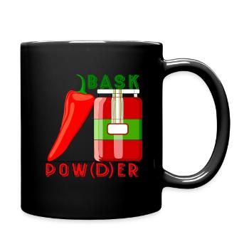 Pays Basque - piment d'Espelette - Bask power - Mug uni - noir - Droite