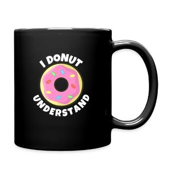 Je ne comprends pas - Citations culinaires amusantes - Mug uni - noir - Droite
