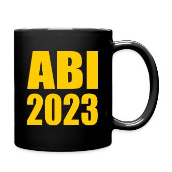 Abi 2023 - Tasse einfarbig - Schwarz - Rechts