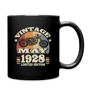 Born in May 1928 - 95 years old - Full Colour Mug - black - Right