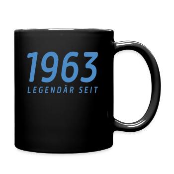 Legendär seit 1963 - Tasse einfarbig - Schwarz - Rechts