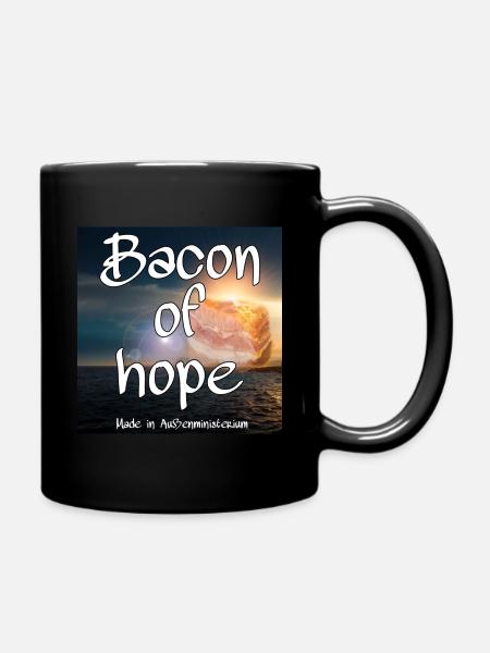 Bacon of Hope - Shirts - Funshirt - Annalena - Tasse einfarbig - Schwarz