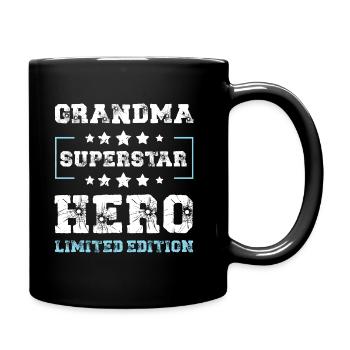 Oma Limited Edition Spruch - Tasse einfarbig - Schwarz - Rechts