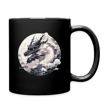 Mecha Tier Tiger Wolf Fuchs Pferd Cyborg - Tasse einfarbig - Schwarz - Rechts