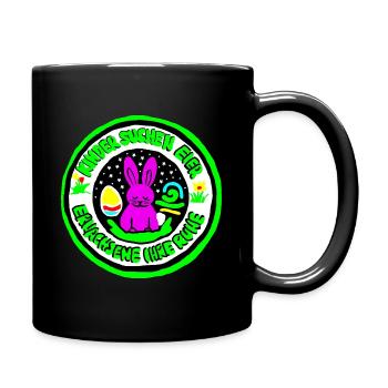 Easter for grown-ups - Full Colour Mug - black - Right