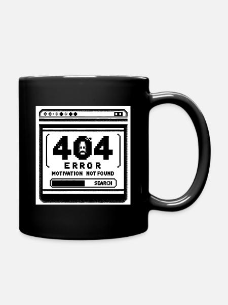 Erreur 404 - Mug uni - noir