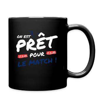 Football France - équipe de football de football - Mug uni - noir - Droite