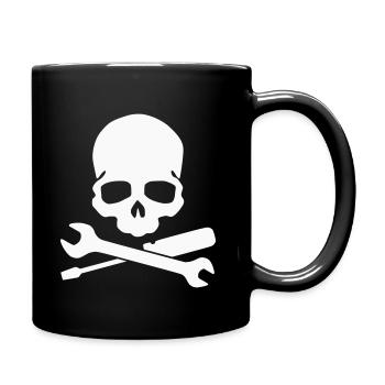 Skull Tool Workwear - Full Colour Mug - black - Right