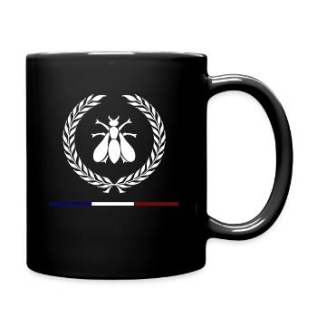 abeille Napoléon - Mug uni - noir - Droite