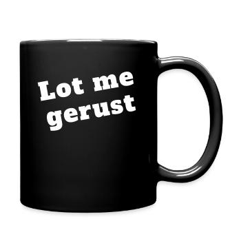 Lot me alone, Dialecte anversois Chemises - Mug uni - noir - Droite