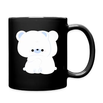 Amour de l’ours polaire - Mug uni - noir - Droite