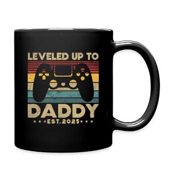 Promu papa en 2025 - Mug uni - noir - Droite