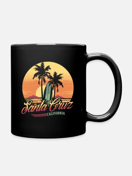 Santa Cruz, California - Full Colour Mug - black