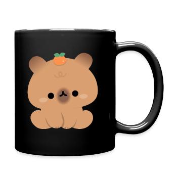 Capybara mignon - Mug uni - noir - Droite