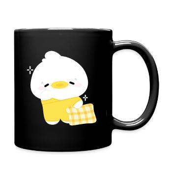 Sleepy Duck - Full Colour Mug - black - Right