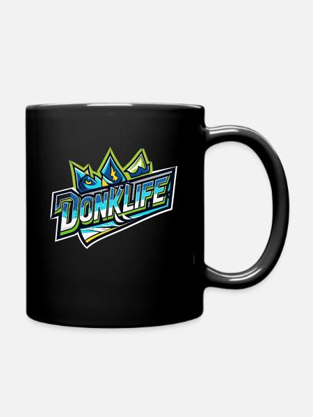 Donklife blue - Full Colour Mug - black