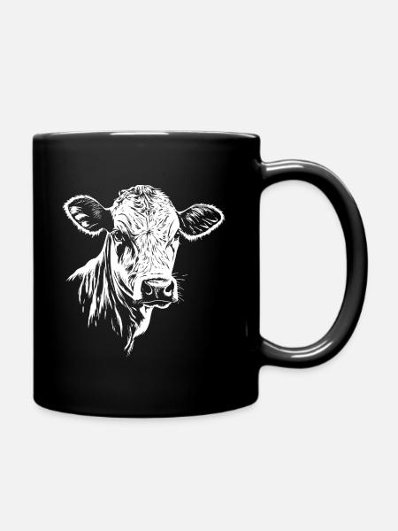 Graphique de la vache - Mug uni - noir