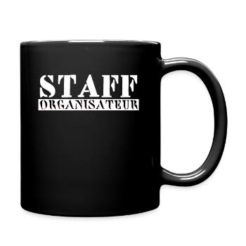 STAFF organisateur (dos) - Mug uni - noir - Droite