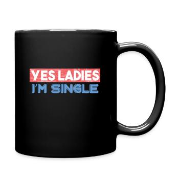 Dire drôle pour le cadeau des hommes célibataires - Mug uni - noir - Droite
