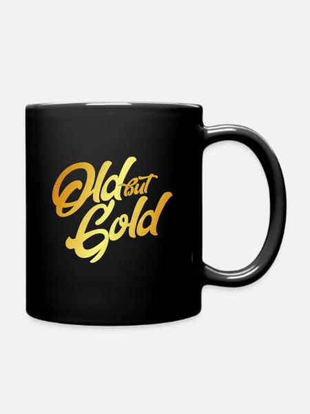 Old but Gold - Tasse einfarbig - Schwarz