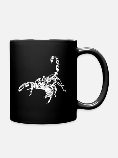Skorpion - Tasse einfarbig - Schwarz