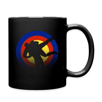 Ringer - Tasse einfarbig - Schwarz - Rechts