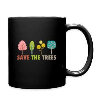 Save-the-Trees - Full Colour Mug - black - Right