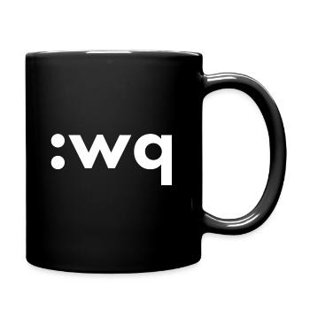 : wq - Full Colour Mug - black - Right