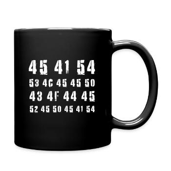 45 41 54 - Full Colour Mug - black - Right