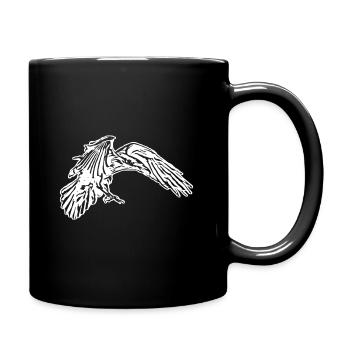 Crow - Full Colour Mug - black - Right