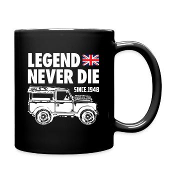 Landy Legend ne meurt jamais - Mug uni - noir - Droite