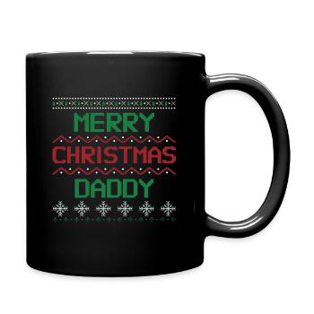 MERRY CHRISTMAS DADDY - Tasse einfarbig - Schwarz - Rechts