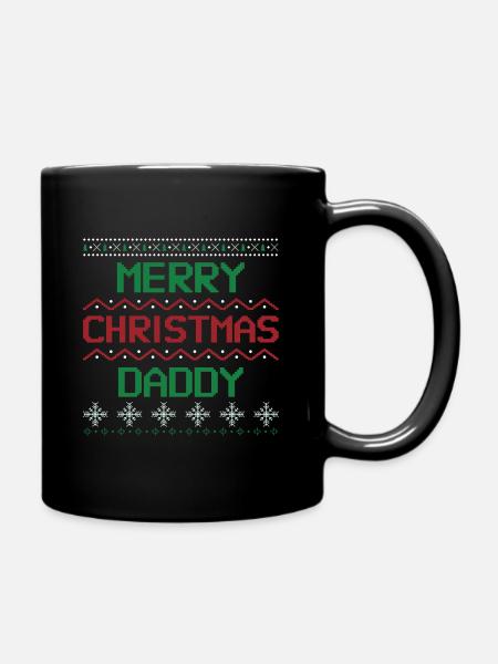 MERRY CHRISTMAS DADDY - Tasse einfarbig - Schwarz