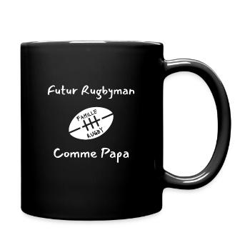 Futur Rugbyman Cadeau Bebe Rugby - Mug uni - noir - Droite