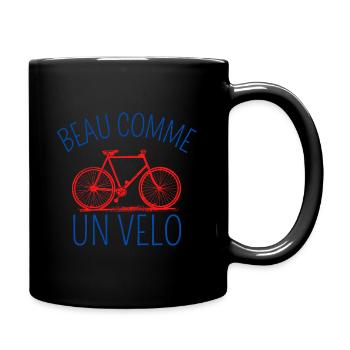 BEAU COMME UN VELO T-shirt Humour beauté , vélo - Mug uni - noir - Droite
