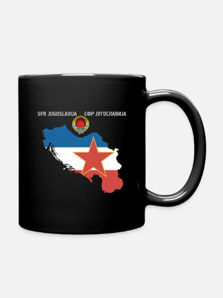 Yugoslavia SFRJ Jugo Kosovo Geschenk Tito - Tasse einfarbig - Schwarz