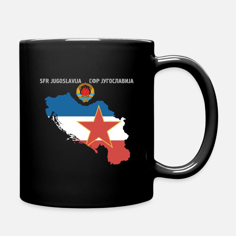Yugoslavia SFRJ Jugo Kosovo Geschenk Tito - Tasse einfarbig - Schwarz