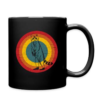 Rat de lavage - Mug uni - noir - Droite