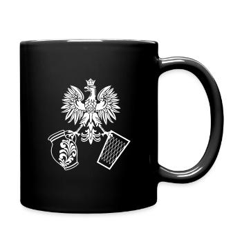 Vogel Hessen Hessisch Babbel Apfelwein Appelwoi - Tasse einfarbig - Schwarz - Rechts