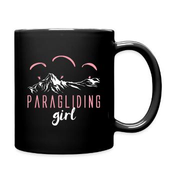 Paragliding Paragliding Paraglider Paraglider - Full Colour Mug - black - Right