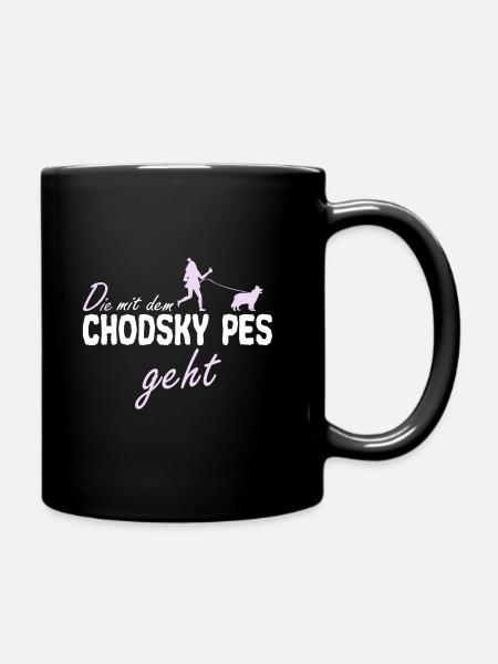 Chodsky Pes Bergerhund de Bohême Drôle - Mug uni - noir
