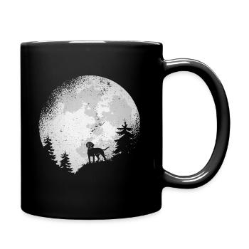 Bayerischer Gebirgsschweißhund - Tasse einfarbig - Schwarz - Rechts