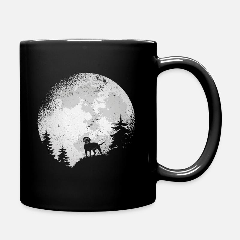Bayerischer Gebirgsschweißhund - Tasse einfarbig - Schwarz