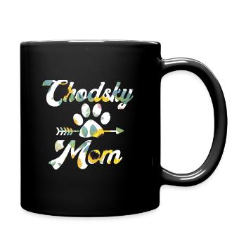 Chodsky Pes Bohemian Shepherd Mama - Full Colour Mug - black - Right