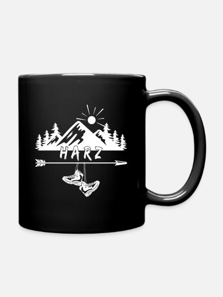 Harz - Tasse einfarbig - Schwarz