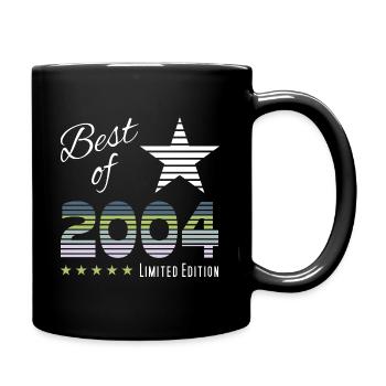 Best of 2004 | Limited Edition | Geburtstag - Tasse einfarbig - Schwarz - Rechts