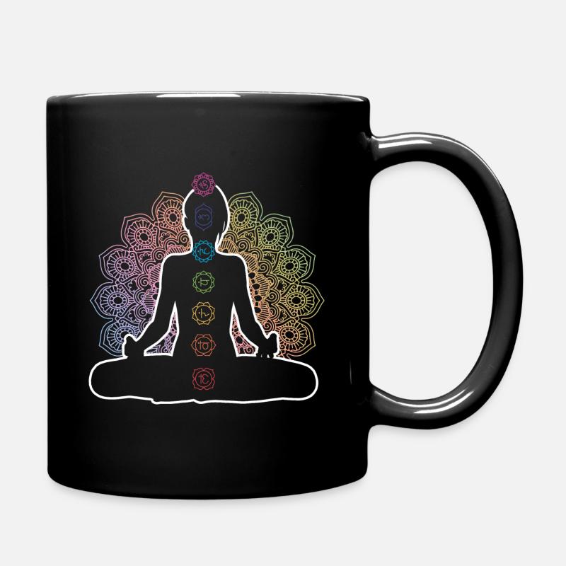 Chakra Meditation Chakra Meditation Zen - Tasse einfarbig - Schwarz