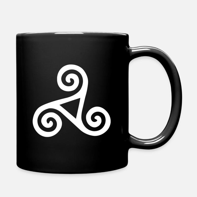 Trisquel Celta - Tasse einfarbig - Schwarz